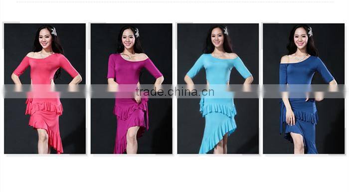 Wuchieal Comfortable Sexy Women Belly Dance Dress with Hip Scarf