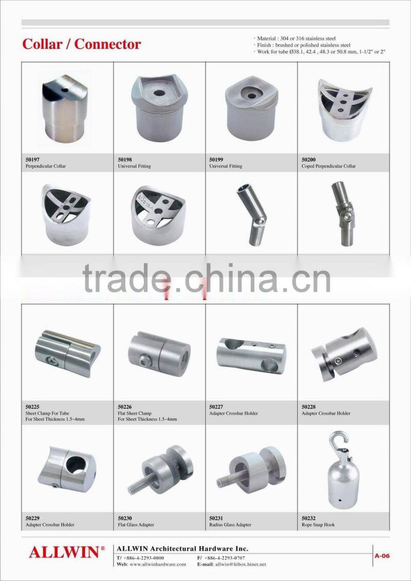 Stainless Steel Glass Adapter