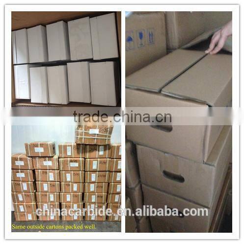 Tungsten carbide gripper jaw insert