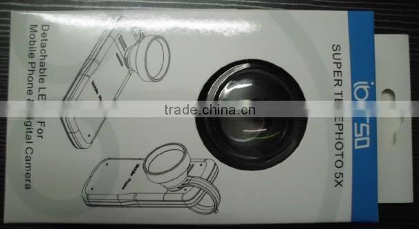 Latest Technology Accessary Universal 5X Super Phone Telephoto Mobile Phone Camera Lens