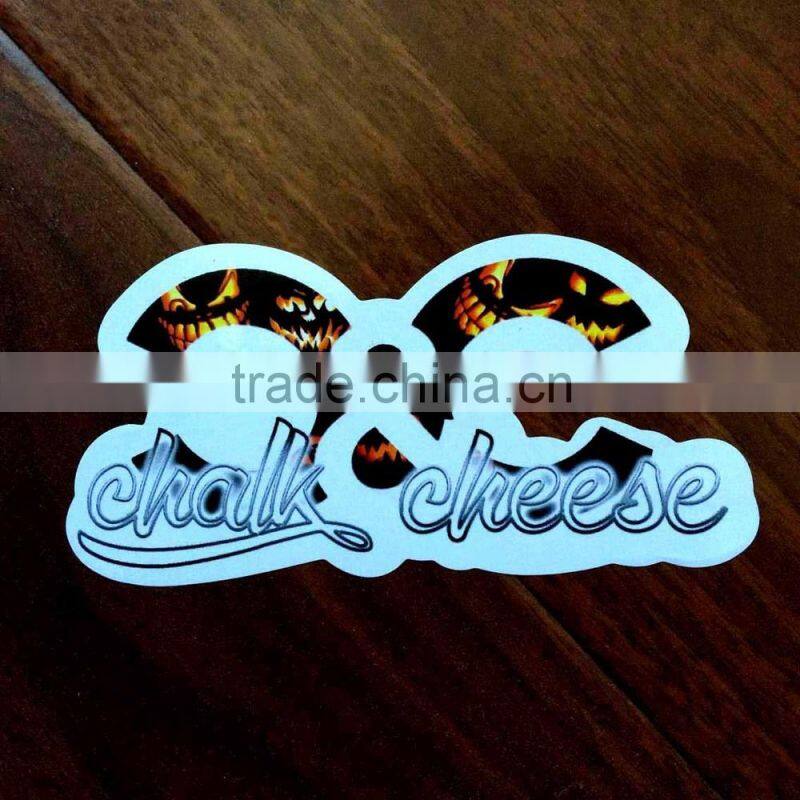 die cut uv resistant clear vinyl sticker (M-A470)
