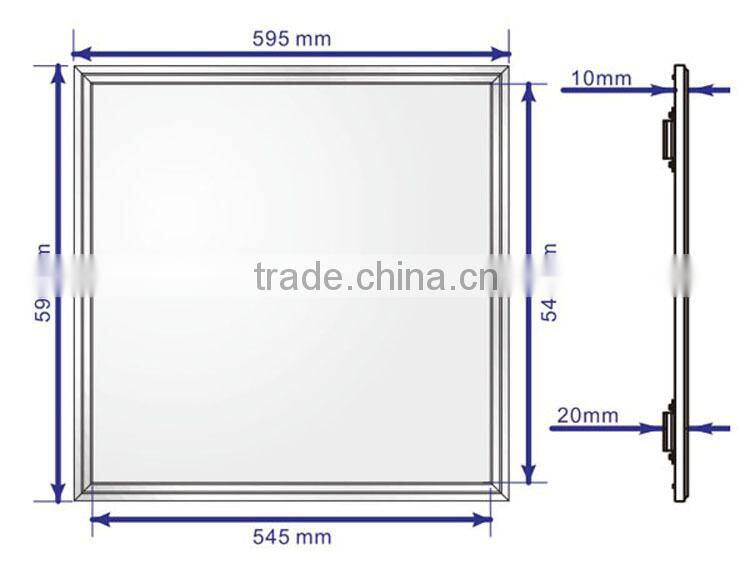 Hot-selling led 600x600 ceiling panel light high quality CE ROHS SAA Australia industrial product 20w 30w 40w 50w 60w 70w 80w