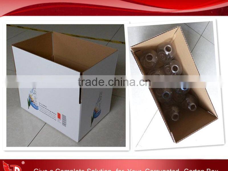 Beautiful pure water box,bottle Packing box