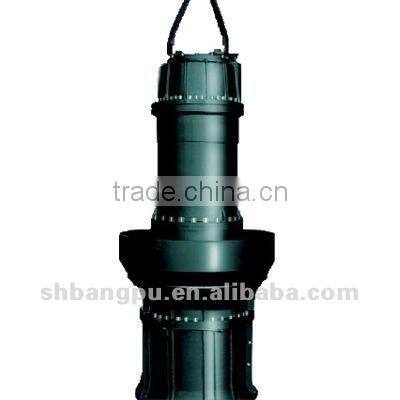 Vertical axial flow submersible water pump