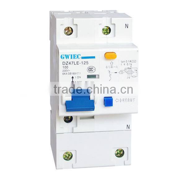 1 pole DZ47LE-100 DZ47LE-125 RCCB