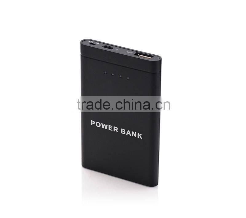 2015 amazon hot selling easy portable slim power bank