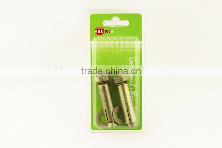 Double head screws with plastic expansion /two head screw