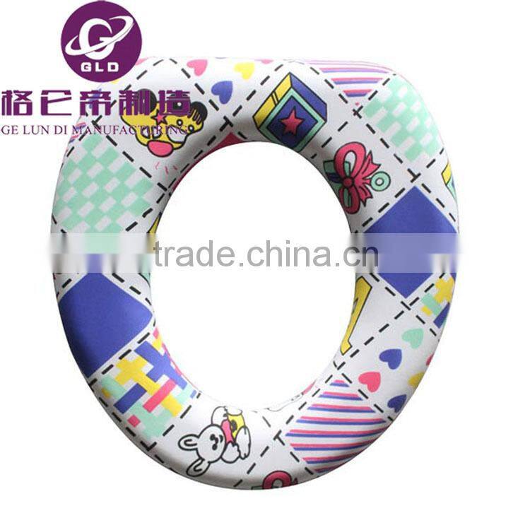 GLD Plastic Square Baby Toilet Seats Cover For Kids Blue wc toilet lid