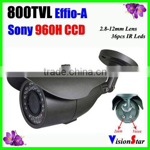 Infrared security system sony imx238 1200tvl cmos sensor ir metal cctv camera