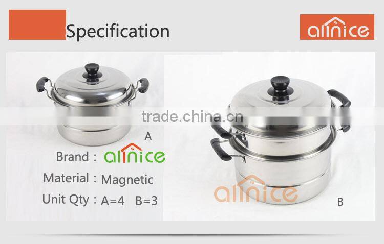 Kitchen Implements Multifunctional stainless steel cookware steamer pots