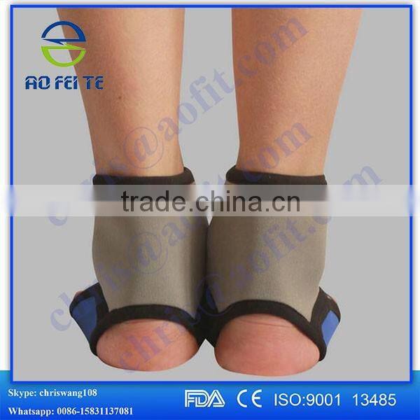 hot new products for 2016 aofeite sport open heel protective neoprene waterproof ankle support shoes