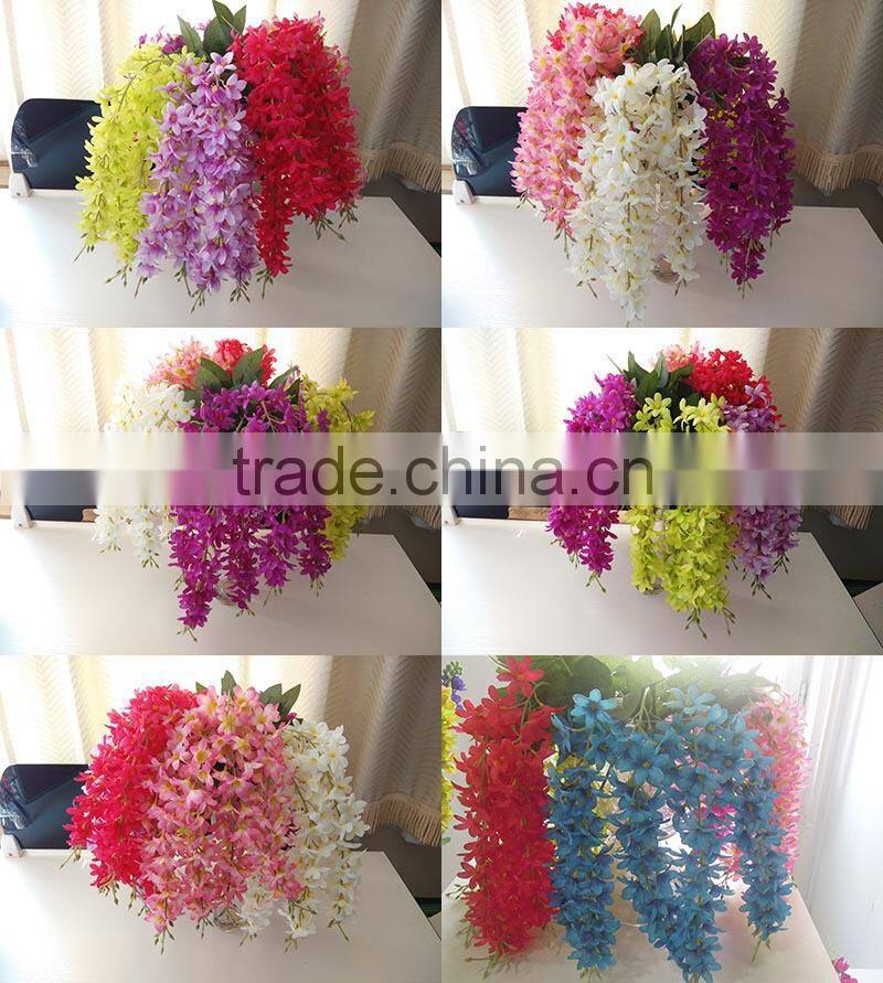 artificial flower wholesale silk flower wisteria