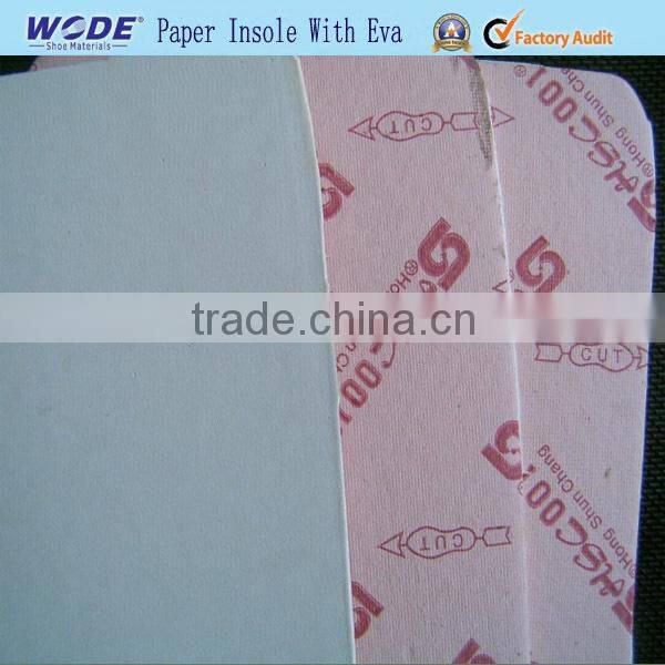 Good Quality Paper Insole Board With Black Eva