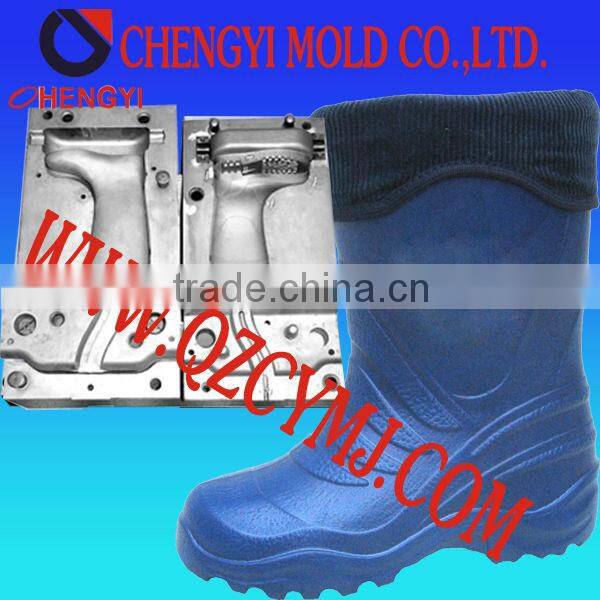 new design eva injection boots mould for warm kids snow boots