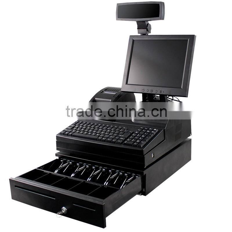 12.1inches keyboard pos terminal with thermal printer