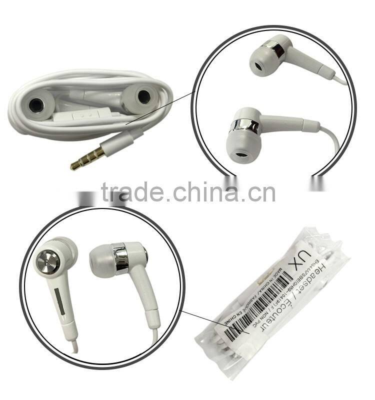 China supply best selling popular wired mobile high quality earphone for samsung