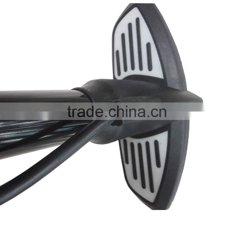 High pressure Iron bicycle floor pump portable car tire inflator pump for sale