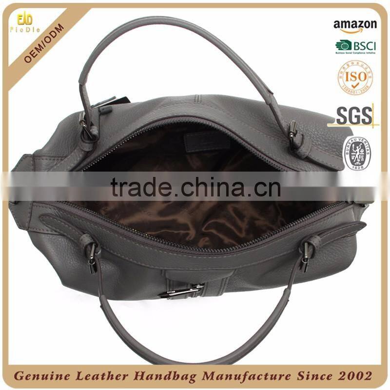 CSS1497-001 2016 OEM/ODM Italian Soft Genuine Leather Small Designer Handbag from Chinese Genuine Leather Handbag Factory