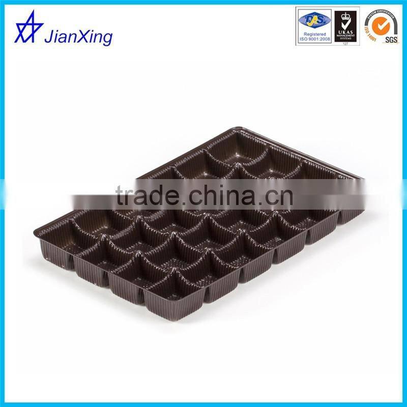 Customized plastic cookie biscuit cracker cooky tray blister packaging box