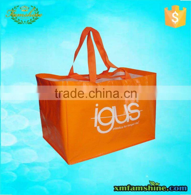 laminated pp woven shopping bag