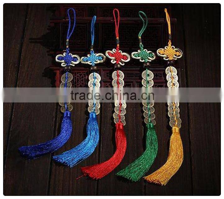 Chinese Feng Shui 8 coin Hanger different color , fengshui decoration