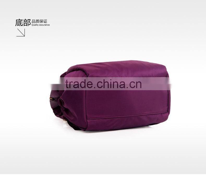 2016 new design backpack fashon lady nylon backpack multicolor nice backpack