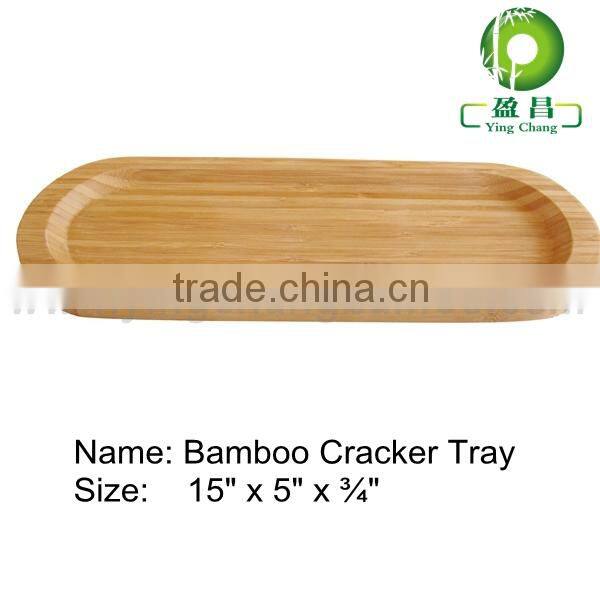 durable bamboo storage tray