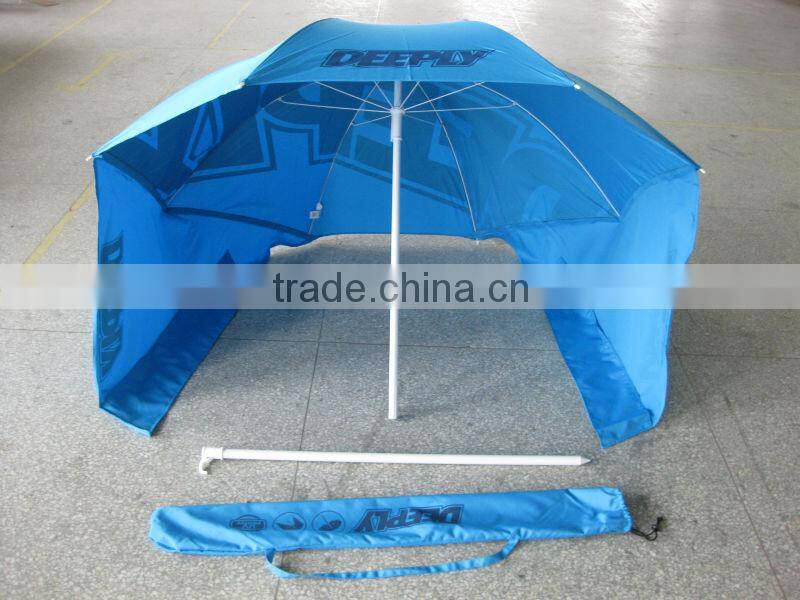 2.7mx8K Steel Patio/tent Umbrella With Crank,Without Tilt Mechanism wholesale cheap umbrellas tents sale