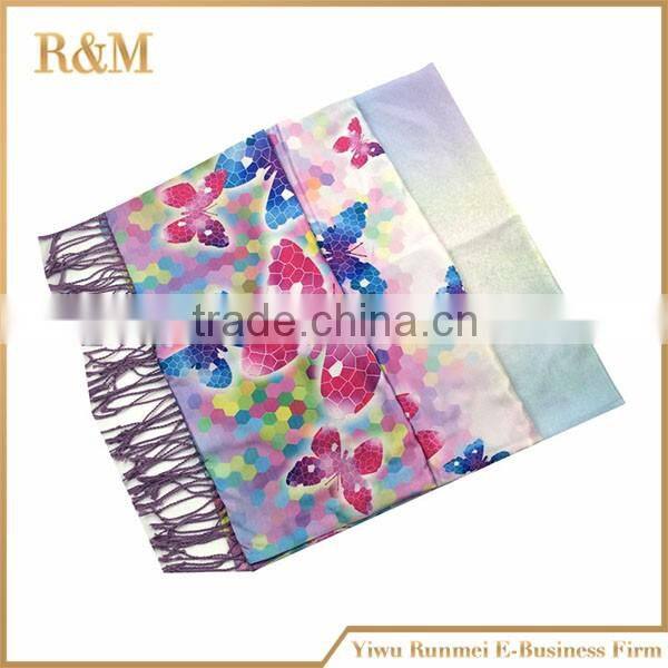 Top selling attractive style silk knit scarf with fast delivery