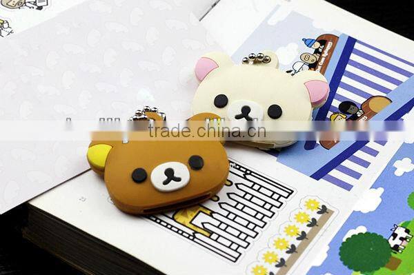2013 Silicone Key Chain with Cute Bear
