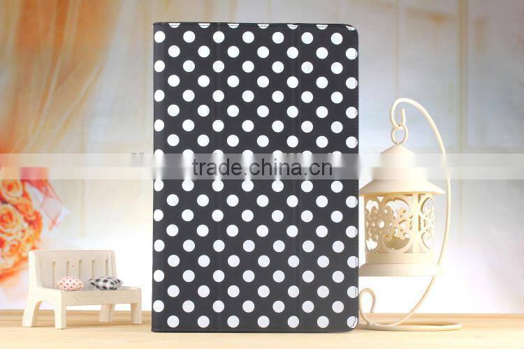 Colorful Dot Polka Folio Flip Stand Leather Case For SONY Xperia Tablet Z 10.1"