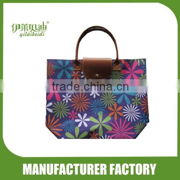 Foldable shopping bags with dot printed