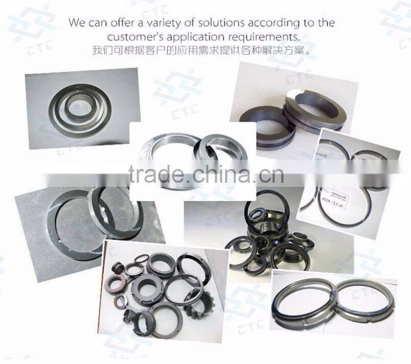 ceramic and tungsten carbide ring with high wear resistance