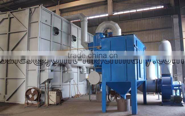 airless shot blasting chamber to clean transformers