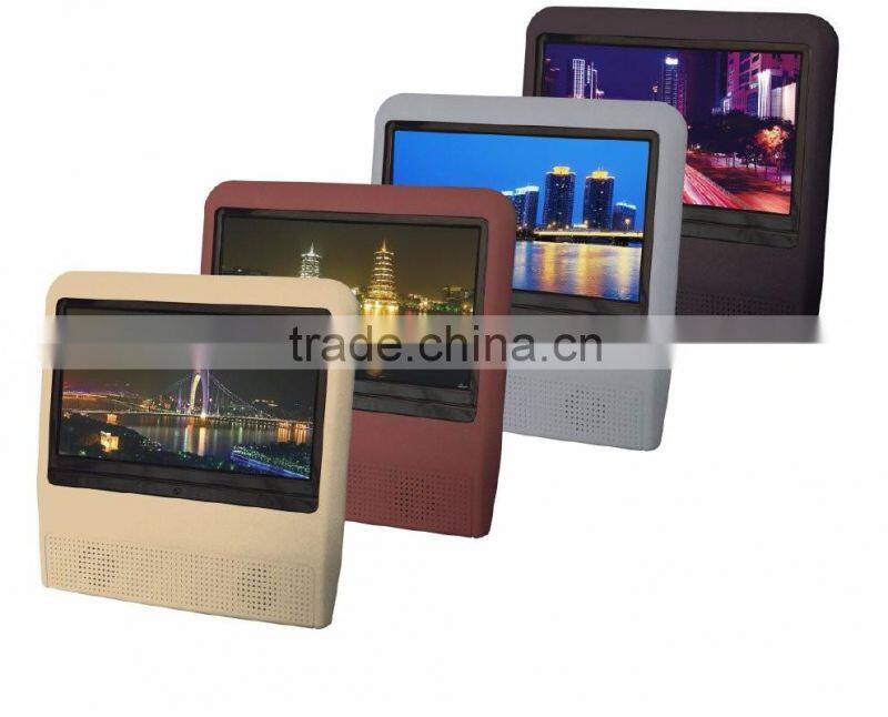 9inch universal DVD headrest monitor car headrest monitor
