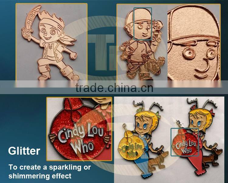 2015 hot sale custom medal with colour ribbon for senior cadre