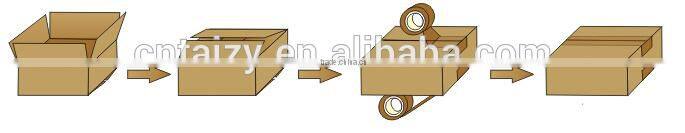 factory price top and bottom side carton sealer