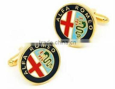 Fashion BMW logo car cufflinks custom car logo cufflinks
