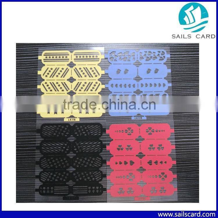 Beautiful Ble nail stencil sticker machines for nail art