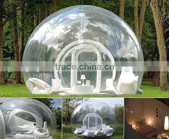 Clear giant inflatable dome bubble tent transparent bubble tent for sale