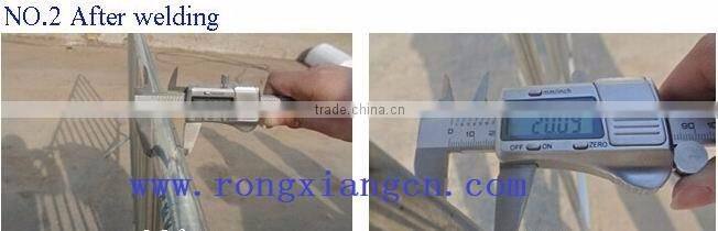 temporary fixed leg concert crowd control barrier for sale aluminum safety pedestrian barrier, event crowd barrier