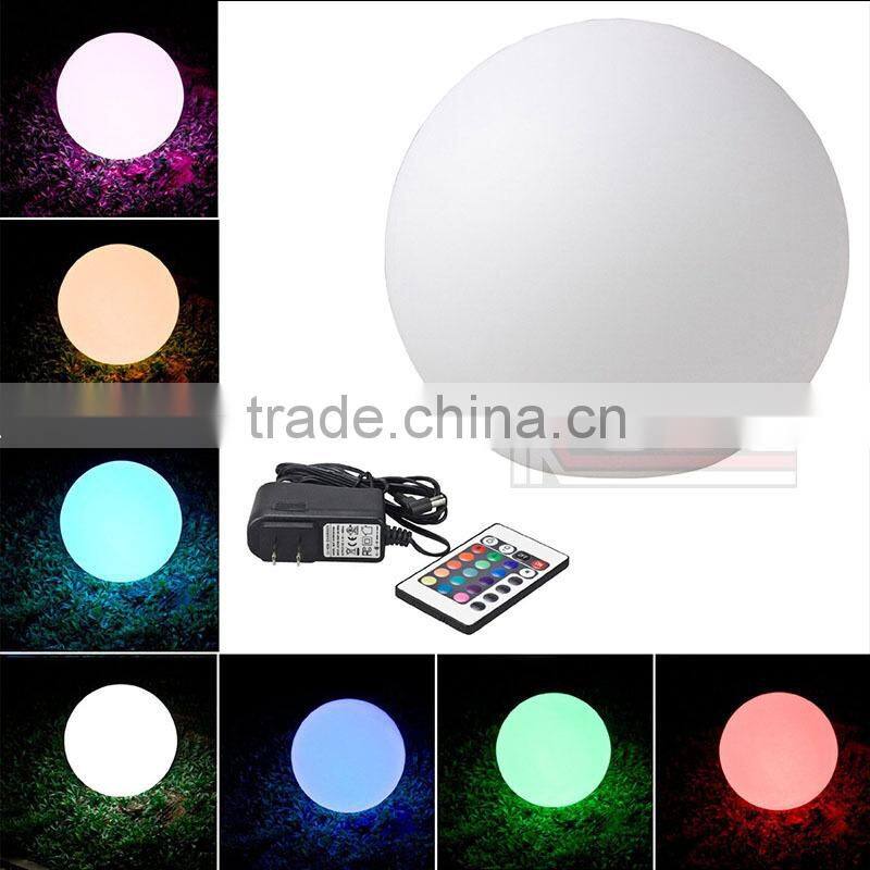 IP68 waterproof pool floating LED light ball with colors changing