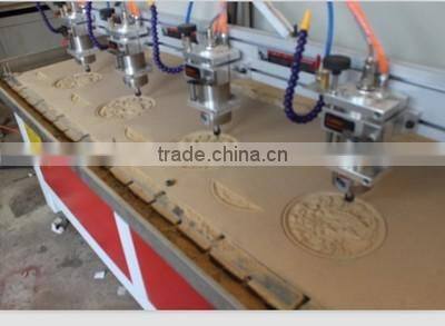 China 6 spindle cnc router/ 6 head cnc router wood rotary