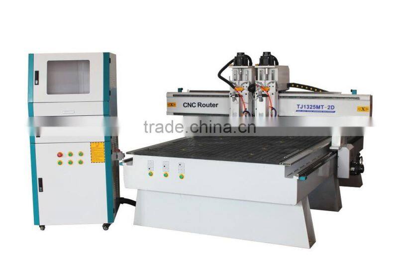 cnc engraving machine with double heads