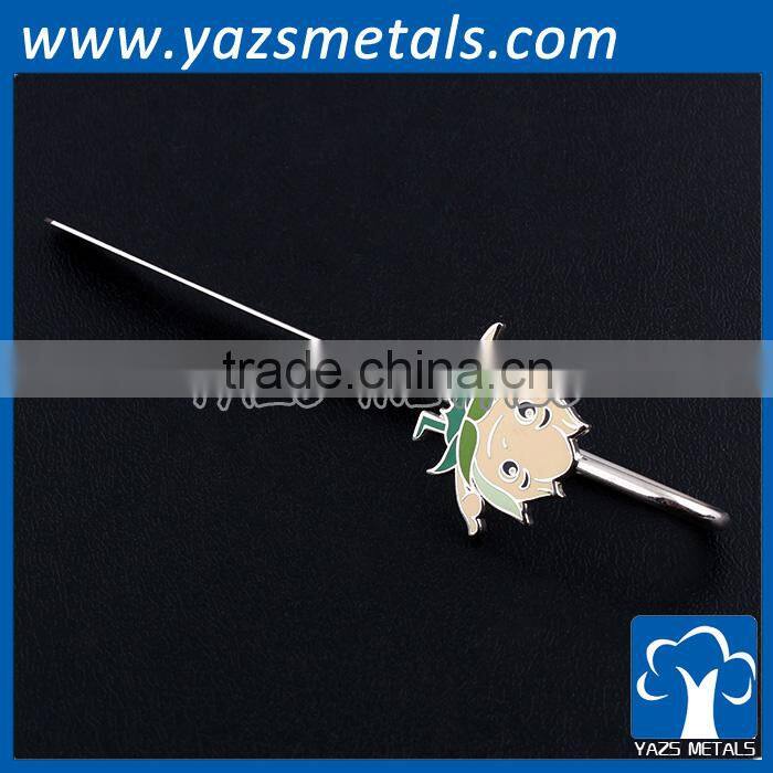 custom engrave metal cheap bookmark design