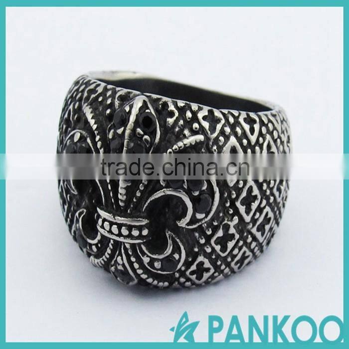 Singular Innovative models series of Non-mainstream fashion retro punk silver ,titanium and alloy unisex ring