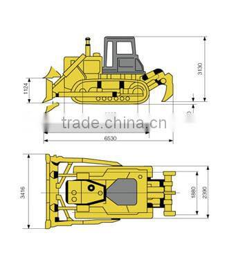 200hp China bulldozer brands crawler dozer