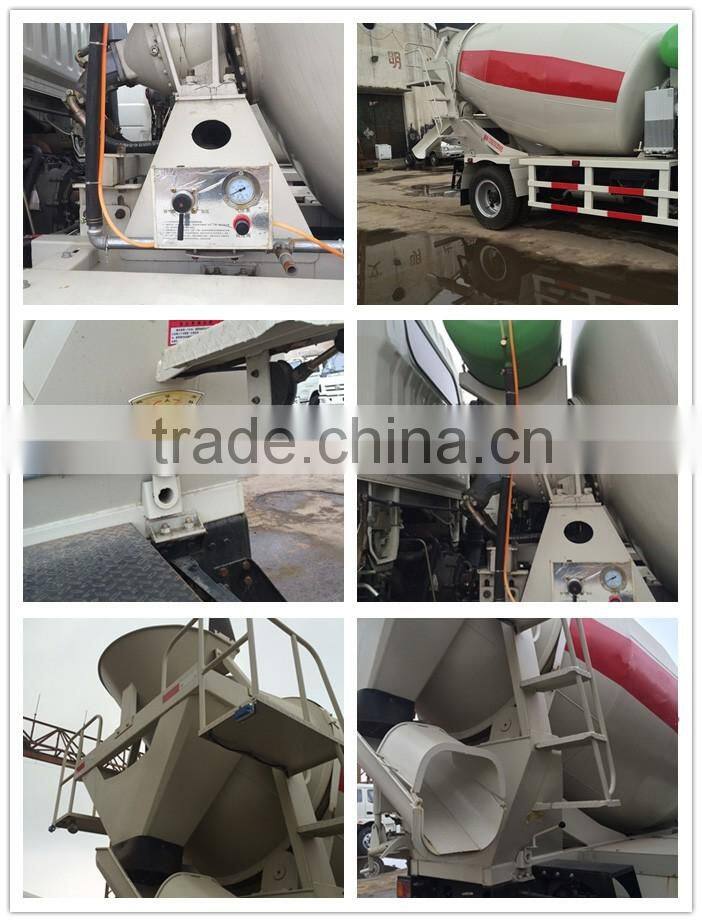 concrete mixer tank 3m3 Small Self loading concrete mixer truck