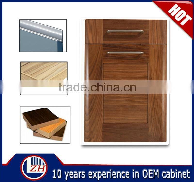 Latest beautiful laminate pvc kitchen cabinet sliding door