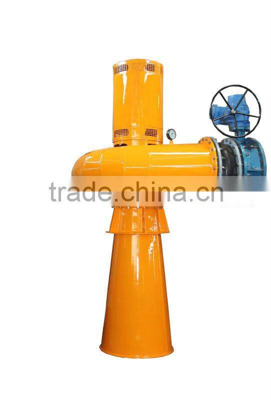 Vertical Tubular water turbine generator for small power plant